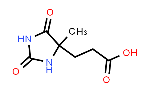 CAS No. 43189-50-0, 3-(4-Methyl-2,5-dioxoimidazolidin-4-yl)propanoic acid