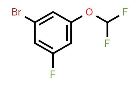 CAS No. 433939-28-7, 1-Bromo-3-(difluoromethoxy)-5-fluorobenzene