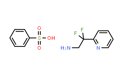 CAS No. 435345-04-3, 2,2-Difluoro-2-(pyridin-2-yl)ethanamine benzenesulfonate