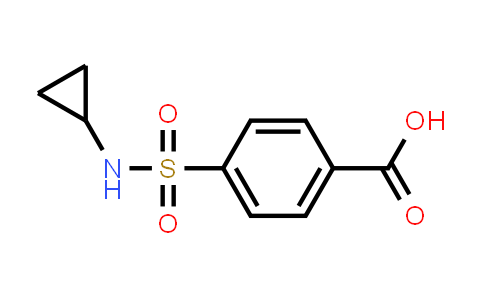 CAS No. 436092-71-6, 4-[(Cyclopropylamino)sulfonyl]benzoic acid