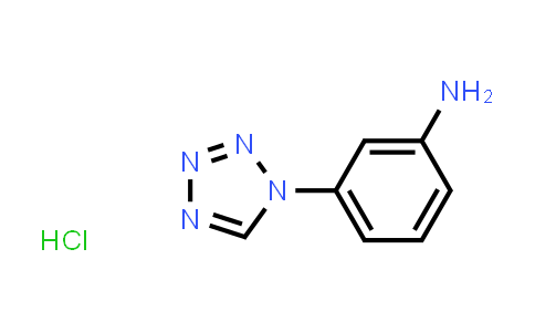 CAS No. 436100-10-6, [3-(1H-Tetrazol-1-yl)phenyl]amine hydrochloride