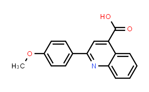 CAS No. 4364-02-7, 2-(4-Methoxy-phenyl)-quinoline-4-carboxylic acid