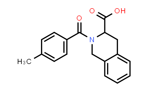CAS No. 436811-20-0, 2-(4-Methylbenzoyl)-1,2,3,4-tetrahydroisoquinoline-3-carboxylic acid