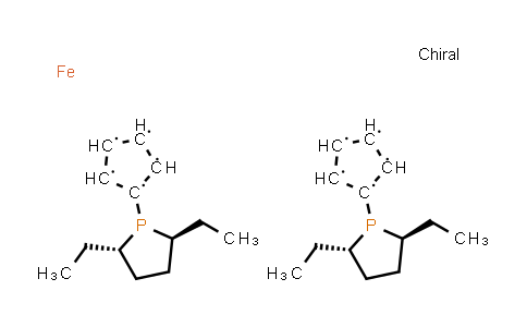 CAS No. 436863-50-2, 1,1′-Bis[(2S,5S)-2,5-diethylphospholano]ferrocene