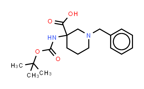 CAS No. 436867-72-0, 1-Benzyl-3-Boc-amino-piperidine-3-carboxylic acid