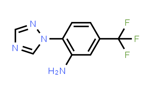 CAS No. 438019-67-1, 2-(1H-1,2,4-Triazol-1-yl)-5-(trifluoromethyl)aniline