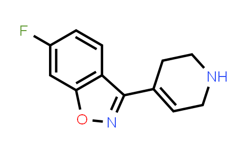 CAS No. 439082-09-4, 6-Fluoro-3-(1,2,3,6-tetrahydro-4-pyridinyl)-1,2-benzisoxazole