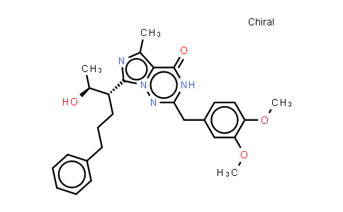 CAS No. 439083-91-7, 2-(3,4-dimethoxybenzyl)-7-((2S,3S)-2-hydroxy-6-phenylhexan-3-yl)-5-methylimidazo[1,5-f][1,2,4]triazin-4(3H)-one