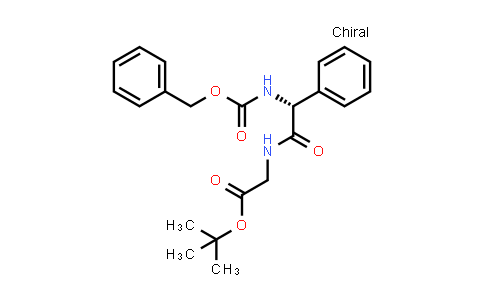 CAS No. 439088-73-0, (R)-tert-butyl 2-(2-(benzyloxycarbonylamino)-2-phenylacetamido)acetate