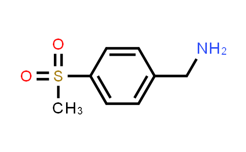 CAS No. 4393-16-2, (4-(Methylsulfonyl)phenyl)methanamine