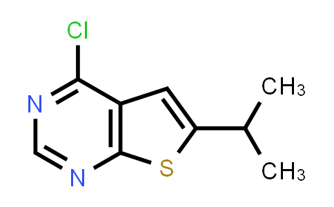 CAS No. 439692-52-1, 4-Chloro-6-isopropylthieno[2,3-d]pyrimidine