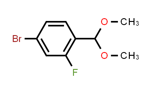CAS No. 439814-87-6, 4-Bromo-1-(dimethoxymethyl)-2-fluorobenzene