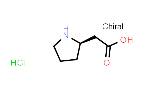 CAS No. 439918-59-9, (R)-2-(pyrrolidin-2-yl)acetic acid hydrochloride