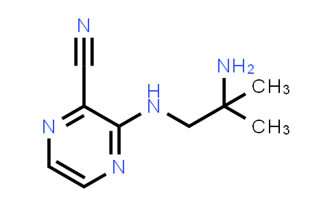 CAS No. 440102-51-2, 2-Pyrazinecarbonitrile, 3-[(2-amino-2-methylpropyl)amino]-