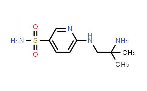 CAS No. 440102-85-2, 3-Pyridinesulfonamide, 6-[(2-amino-2-methylpropyl)amino]-