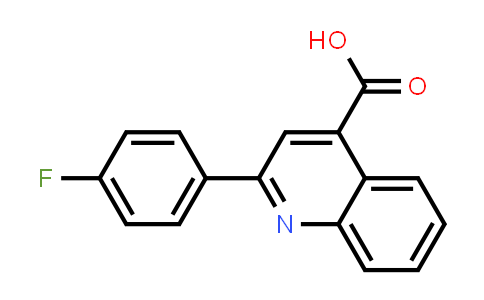 CAS No. 441-28-1, 2-(4-Fluoro-phenyl)-quinoline-4-carboxylic acid