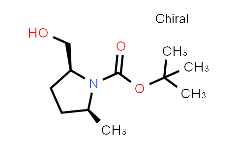 CAS No. 441716-79-6, tert-Butyl (2S,5S)-2-(hydroxymethyl)-5-methylpyrrolidine-1-carboxylate