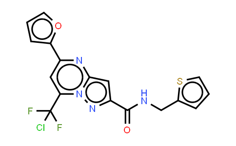 MC554949 | 442666-98-0 | 7-(氯二氟甲基)-5-(2-呋喃基)-N-(2-噻吩基甲基)吡唑并[1,5-a]嘧啶-2-甲酰胺