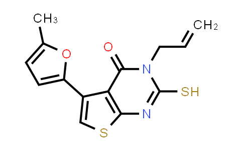 CAS No. 442865-24-9, 3-Allyl-2-mercapto-5-(5-methylfuran-2-yl)thieno[2,3-d]pyrimidin-4(3H)-one