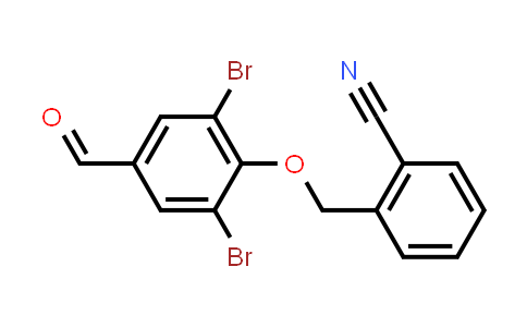 DY554976 | 443126-10-1 | 2-[(2,6-Dibromo-4-formylphenoxy)methyl]benzonitrile
