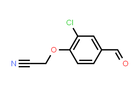 CAS No. 443289-82-5, (2-Chloro-4-formylphenoxy)acetonitrile