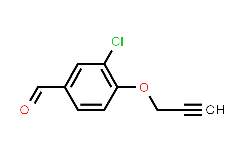CAS No. 443291-07-4, 3-Chloro-4-(2-propynyloxy)benzaldehyde
