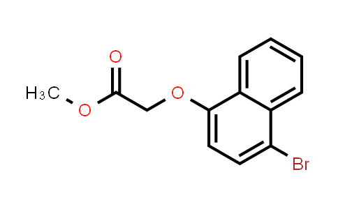 CAS No. 443647-21-0, (4-Bromo-naphthalen-1-yloxy)-acetic acid Methyl ester