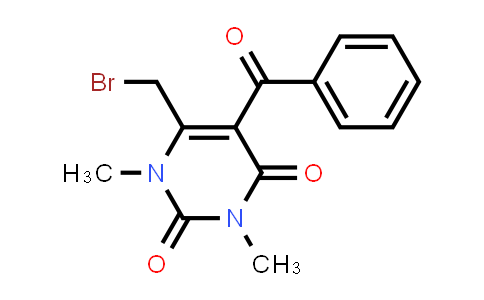 CAS No. 443667-38-7, 5-Benzoyl-6-(bromomethyl)-1,3-dimethyl-2,4(1H,3H)-pyrimidinedione