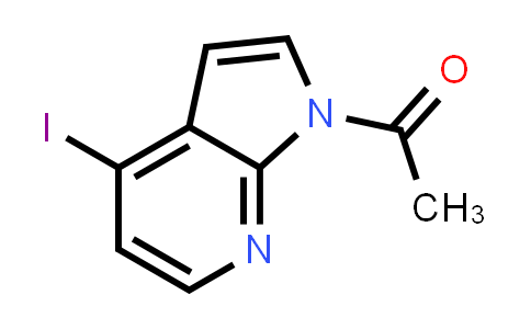 CAS No. 443729-67-7, Ethanone, 1-(4-iodo-1H-pyrrolo[2,3-b]pyridin-1-yl)-
