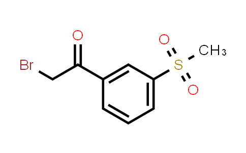 CAS No. 443915-58-0, 2-Bromo-1-(3-methanesulfonylphenyl)ethan-1-one