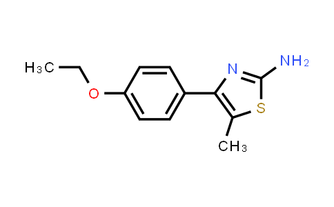 CAS No. 443922-53-0, 4-(4-Ethoxyphenyl)-5-methylthiazol-2-amine