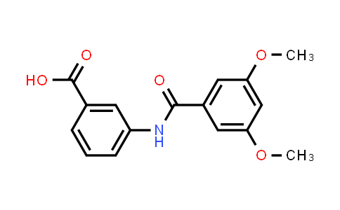 MC555040 | 444080-03-9 | Benzoic acid, 3-[(3,5-dimethoxybenzoyl)amino]-
