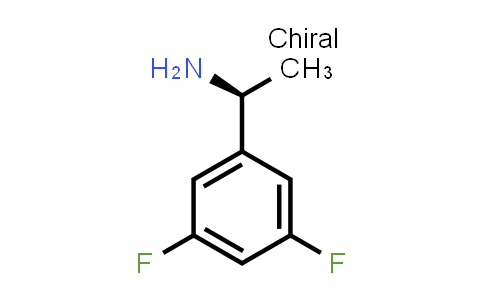 CAS No. 444643-16-7, Benzenemethanamine, 3,5-difluoro-α-methyl-, (αS)-