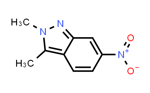 CAS No. 444731-73-1, 2,3-Dimethyl-6-nitro-2H-indazole