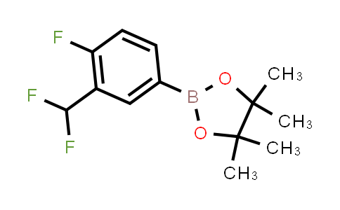 CAS No. 445303-65-1, 2-(3-(Difluoromethyl)-4-fluorophenyl)-4,4,5,5-tetramethyl-1,3,2-dioxaborolane
