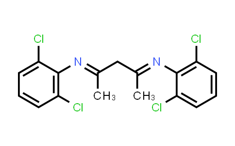 CAS No. 445460-78-6, N,N'-(1,3-Dimethyl-1,3-propanediylidene)bis(2,6-dichlorobenzenamine)