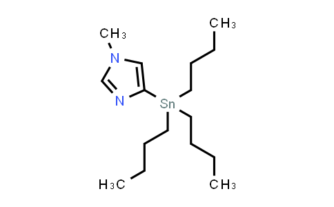CAS No. 446285-73-0, 1-Methyl-4-(tributylstannyl)-1H-imidazole