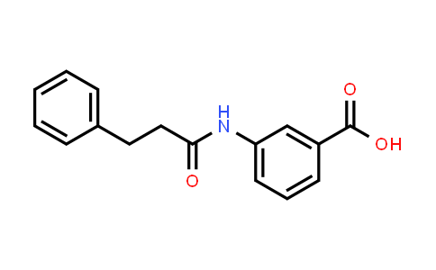 CAS No. 446829-08-9, 3-[(3-Phenylpropanoyl)amino]benzoic acid