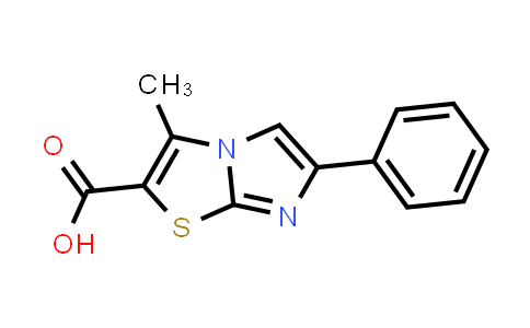 CAS No. 446829-85-2, 3-Methyl-6-phenylimidazo[2,1-b]thiazole-2-carboxylic acid