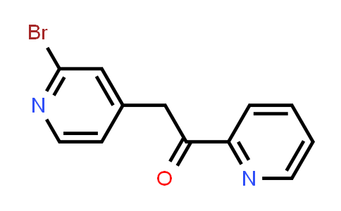 CAS No. 446852-65-9, 2-(2-Bromopyridin-4-yl)-1-(pyridin-2-yl)ethanone