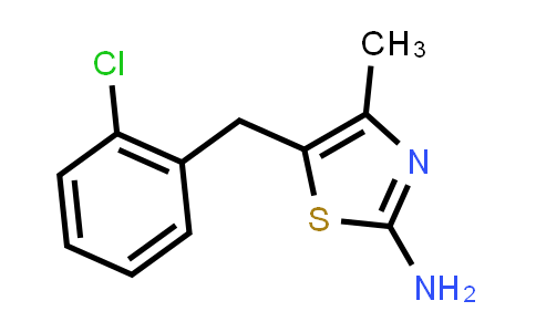 CAS No. 446858-94-2, 2-Thiazolamine, 5-[(2-chlorophenyl)methyl]-4-methyl-