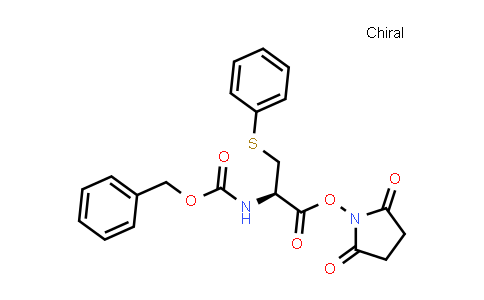 CAS No. 447461-52-1, (R)-2,5-dioxopyrrolidin-1-yl 2-(((benzyloxy)carbonyl)amino)-3-(phenylthio)propanoate