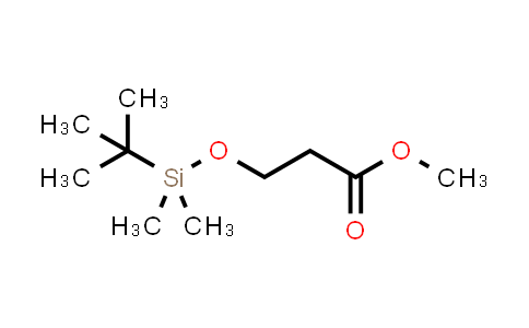 CAS No. 448944-56-7, Propanoic acid, 3-[[(1,1-dimethylethyl)dimethylsilyl]oxy]-, methyl ester