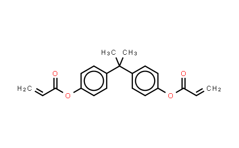 CAS No. 4491-03-6, 2-Propenoic acid, (1-methylethylidene)di-4,1-phenylene ester
