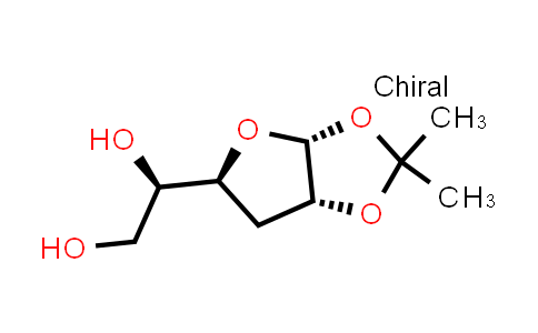 CAS No. 4494-96-6, (R)-1-((3aR,5S,6aR)-2,2-Dimethyltetrahydrofuro[2,3-d][1,3]dioxol-5-yl)ethane-1,2-diol