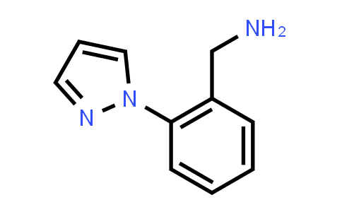 CAS No. 449758-13-8, 1-[2-(1H-Pyrazol-1-yl)phenyl]methanamine