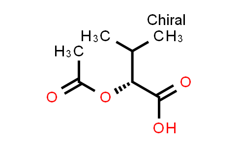CAS No. 44976-78-5, (R)-2-acetoxy-3-methylbutanoic acid