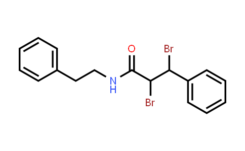 CAS No. 449788-25-4, 2,3-Dibromo-N-phenethyl-3-phenylpropanamide