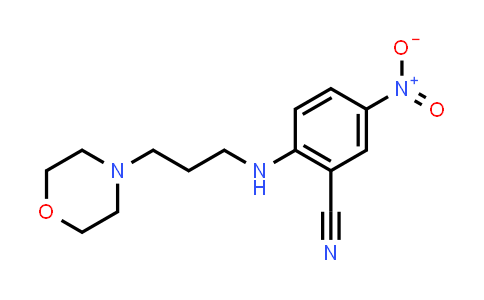 CAS No. 451459-94-2, 2-[(3-Morpholin-4-ylpropyl)amino]-5-nitrobenzonitrile