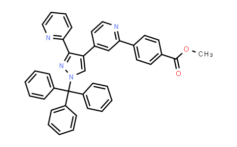 452343-16-7 | Methyl 4-(4-(3-(pyridin-2-yl)-1-trityl-1H-pyrazol-4-yl)pyridin-2-yl)benzoate